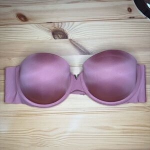 Victoria’s Secret Strapless Mauve 34C